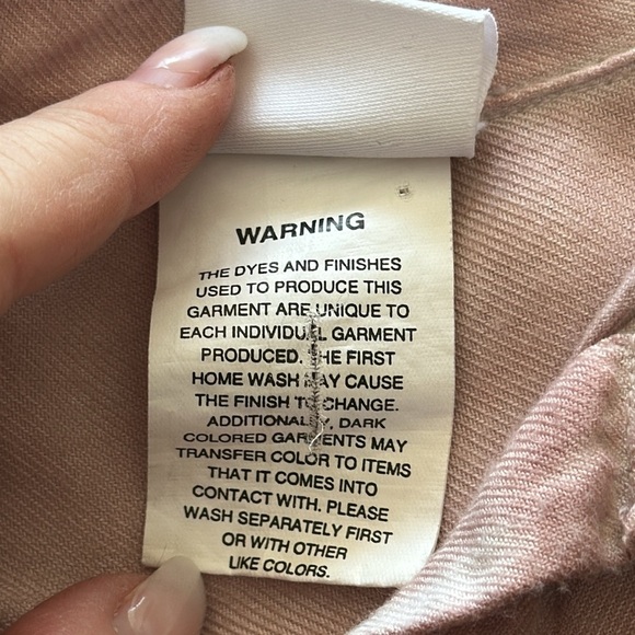 🔥EMPYRE size medium made in India 100% rayon long sleeve button up tie-dye pink - Picture 7 of 12